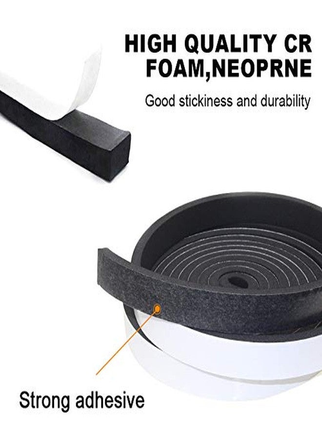 DGSL Foam Insulation Tape self Adhesive,Weather Stripping for Doors and Windows,Sound Proof soundproofing Door Seal,Weatherstrip,Pipe Cooling, Air Conditioning Seal Strip (W:2In xT: 2/5In XL: 6.5Ft) - Image 4